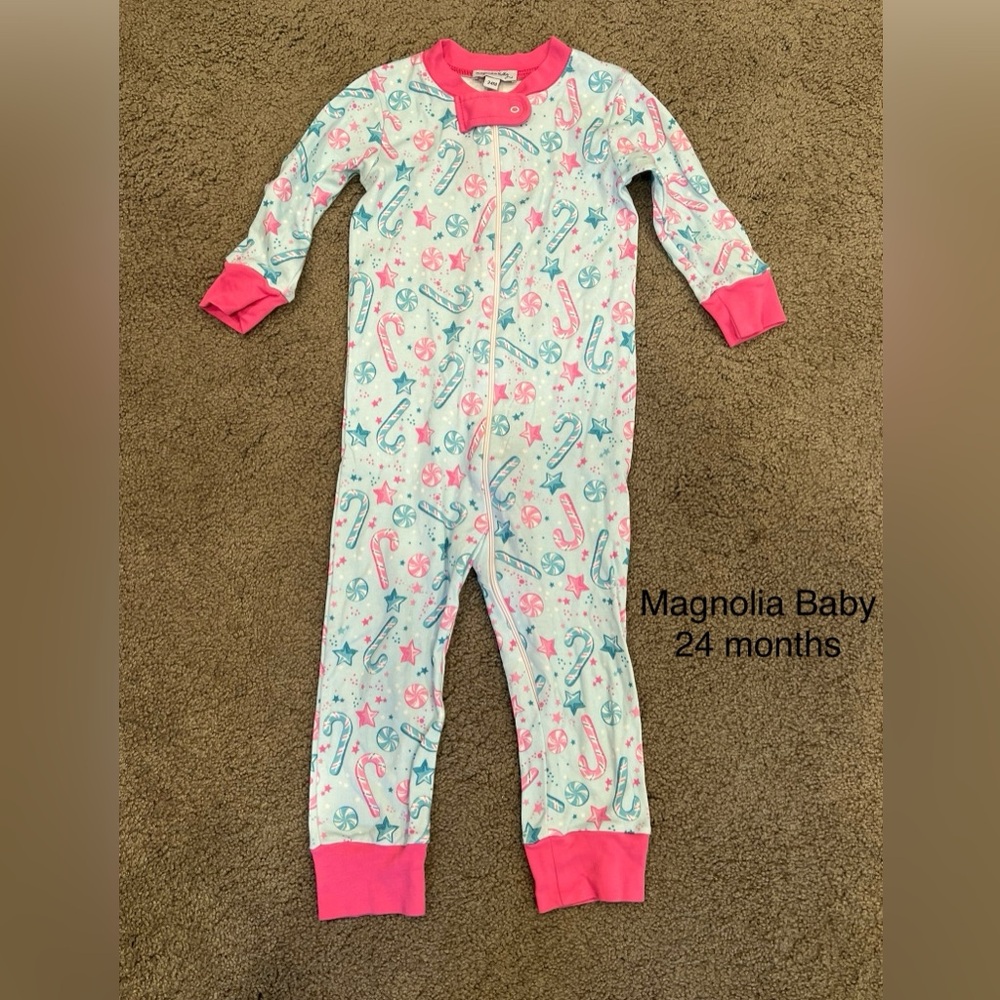Magnolia Baby Christmas One Piece